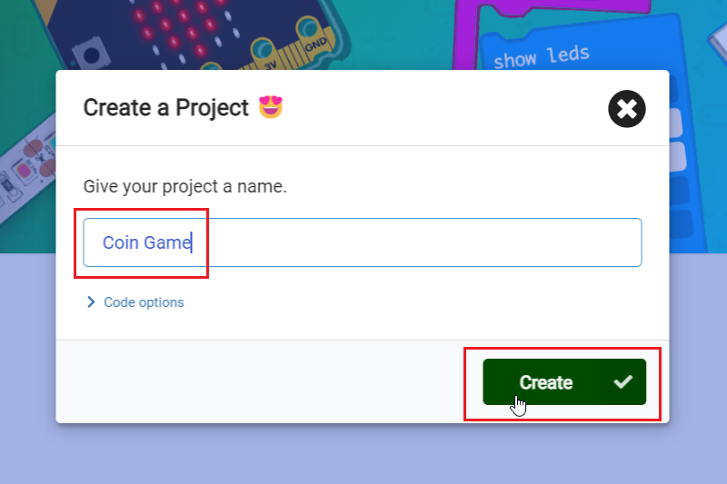 Create a project 